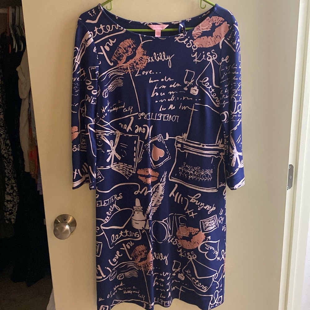Lilly Pulitzer “Love Letter” “Sealed with a Kiss” Size Small